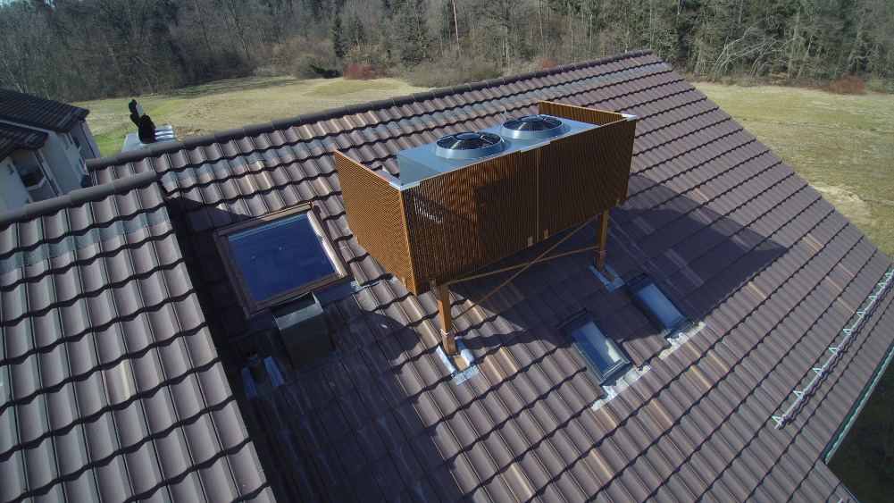 Stiebel-Eltron Dach-Installation